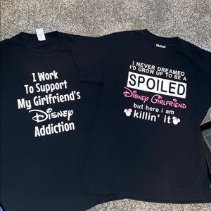Disney couple tshirts
